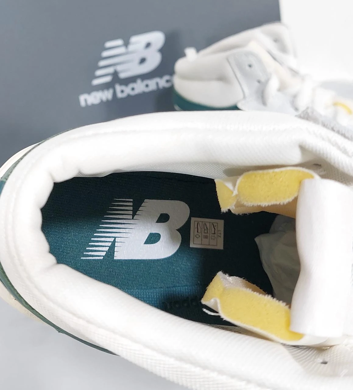 New Balance 650 high top sneakers - white / teal green 41.5EU – photo 8